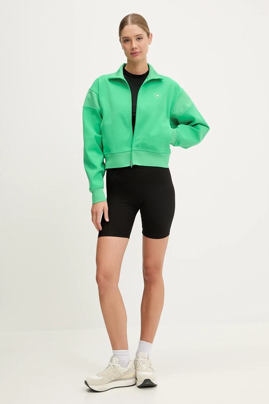 adidas by Stella McCartney bluza JJ0085 zielony SS25