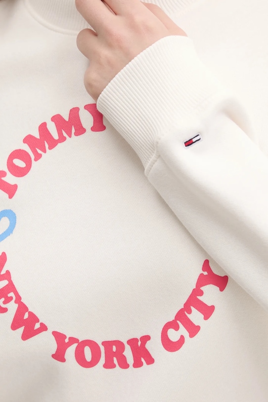 Tommy Jeans felpa DW0DW21770 beige