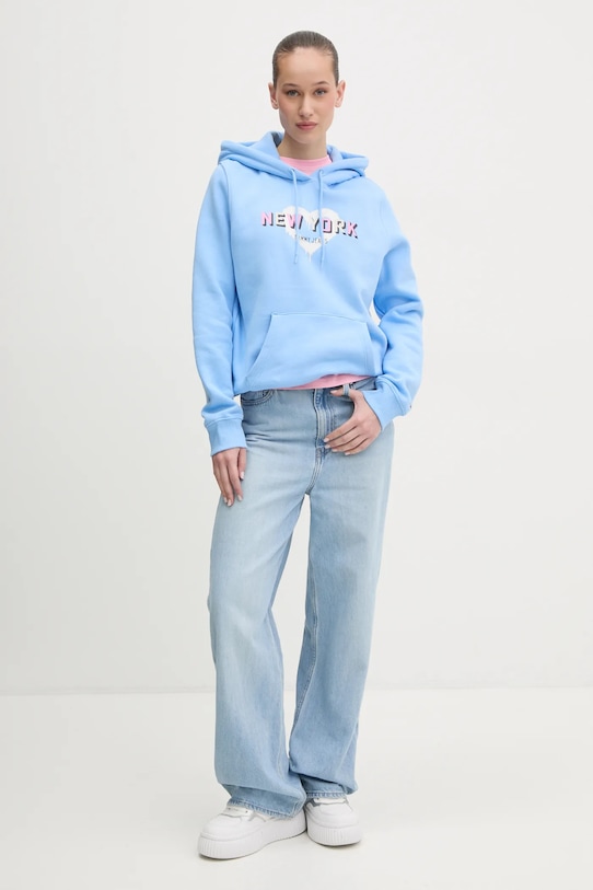 Tommy Jeans bluza DW0DW21771 albastru SS25