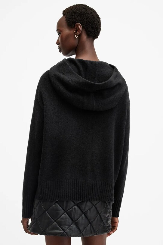 Шерстяна кофта AllSaints INES чорний W074KB