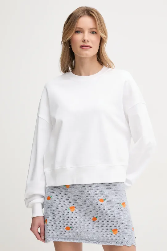 United Colors of Benetton bluza bawełniana nadruk biały 3UNID109A
