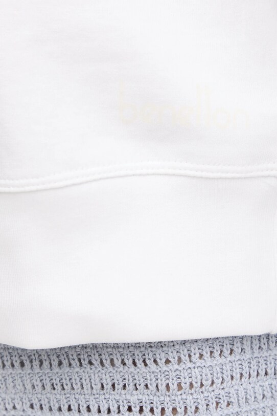 United Colors of Benetton bluza bawełniana 3UNID109A biały