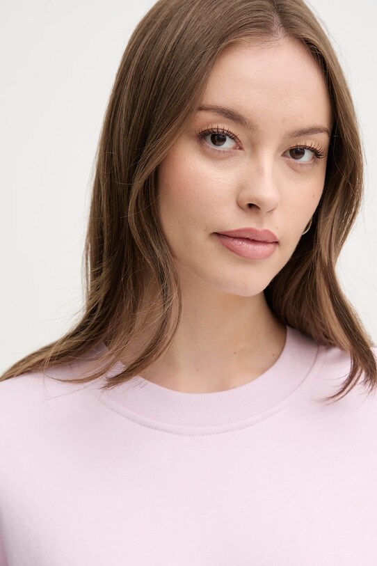 United Colors of Benetton bluza bawełniana różowy 3UNID109A