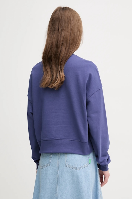 Abbigliamento United Colors of Benetton felpa in cotone 3UNID109A blu navy