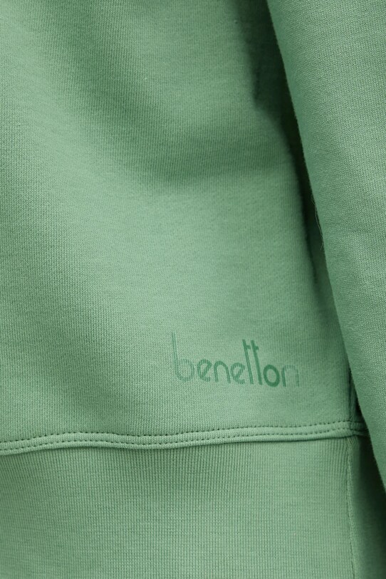 United Colors of Benetton bluza bawełniana 3UNID109A zielony