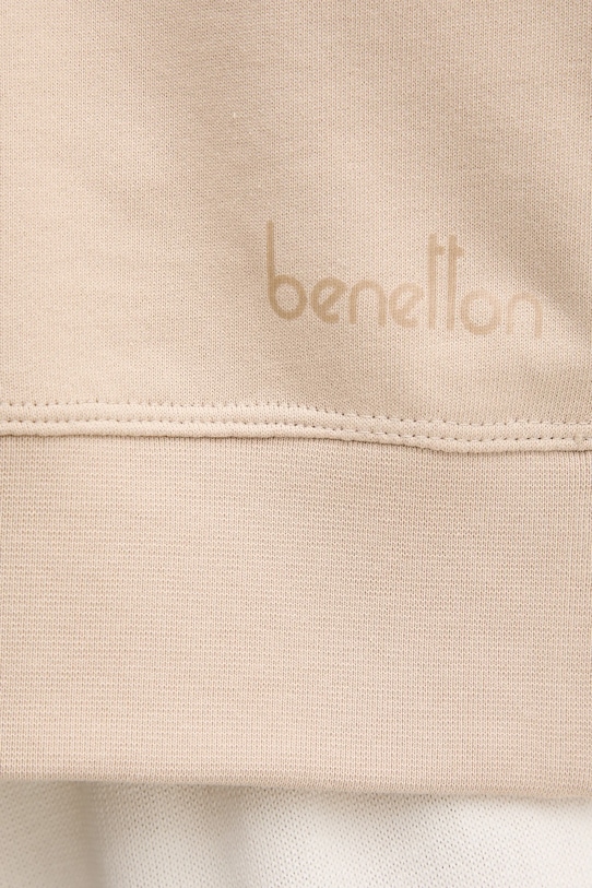 United Colors of Benetton hanorac de bumbac 3UNID109A bej