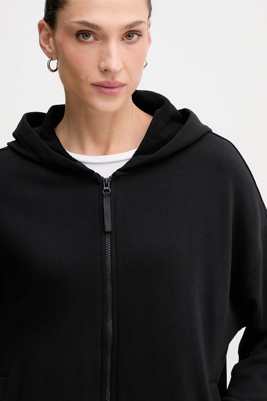 Памучен суичър United Colors of Benetton черен 3UNID500R