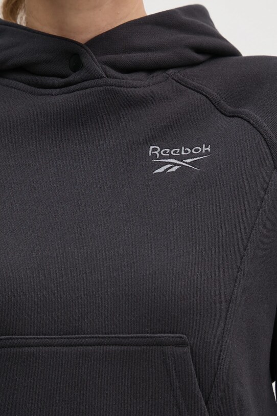 Бавовняна кофта Reebok Classic 100214101 чорний