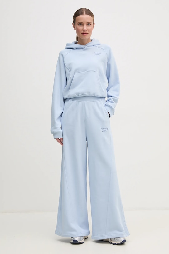 Reebok Classic bluza bawełniana 100221443 niebieski SS25