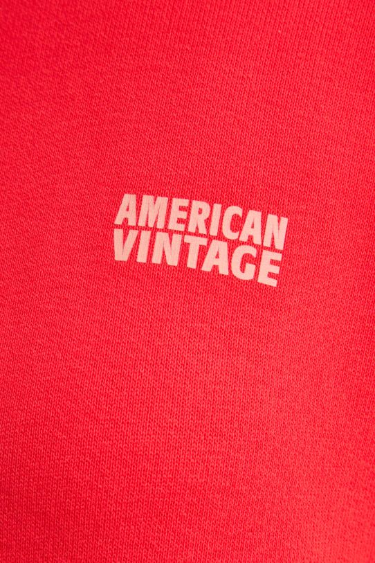 American Vintage bezrękawnik HOK16BE25 czerwony