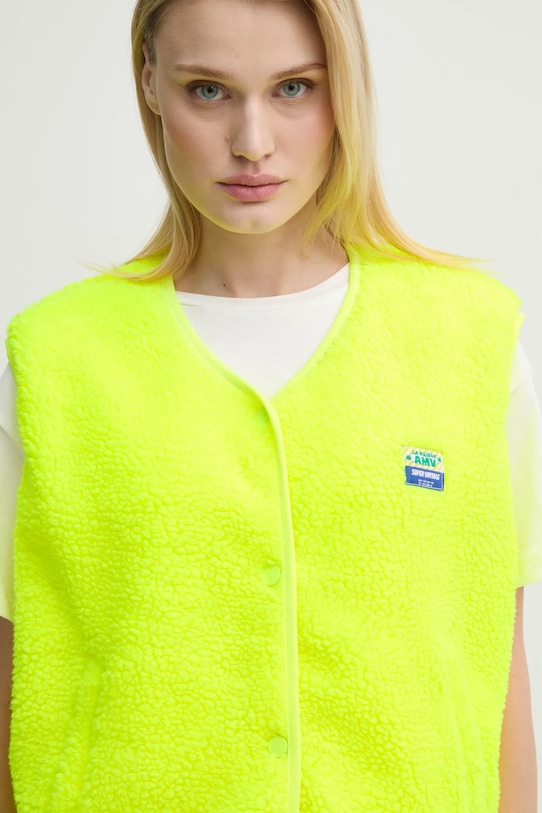 American Vintage vestă verde HOK16BE25