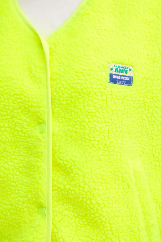 American Vintage vestă HOK16BE25 verde