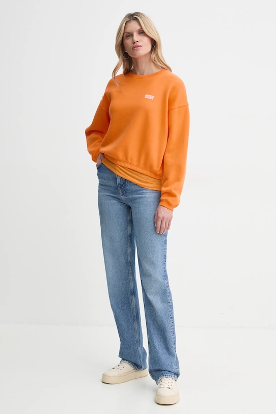 Mikina American Vintage IZU03AE25 oranžová SS25