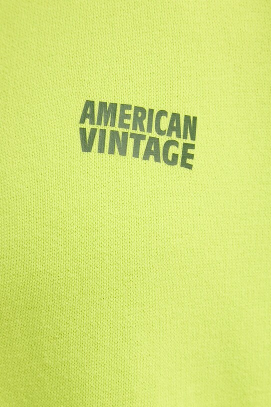 American Vintage bluza IZU03AE25 zielony