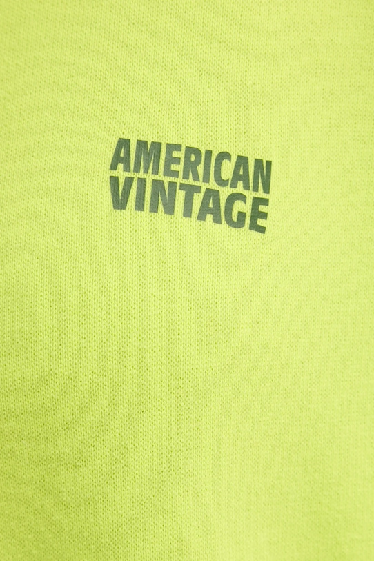 American Vintage felpa IZU03AE25 verde