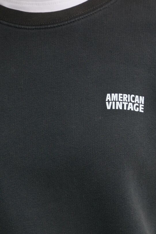 Mikina American Vintage IZU03AE25 sivá