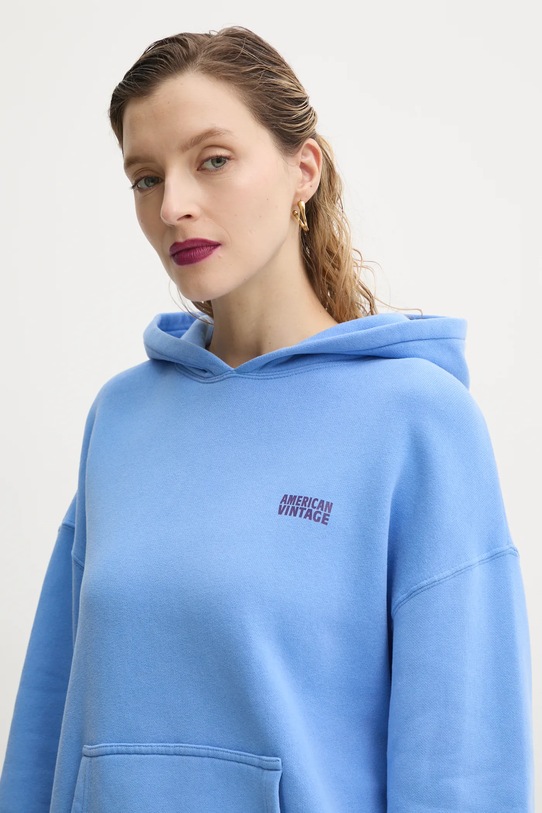 American Vintage bluza niebieski IZU03DE25