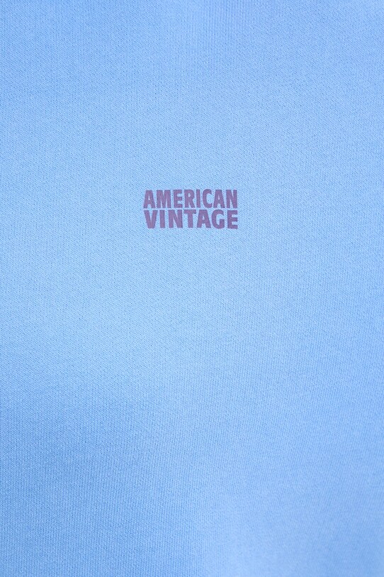 American Vintage bluza IZU03DE25 albastru
