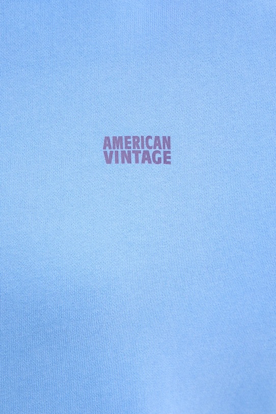 American Vintage bluza IZU03DE25 niebieski