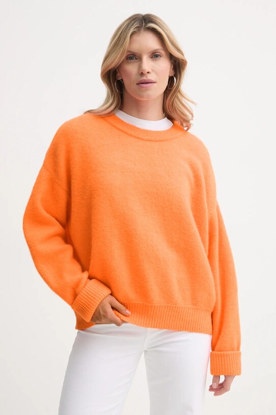 American Vintage maglione in lana lana arancione VITO18EE25