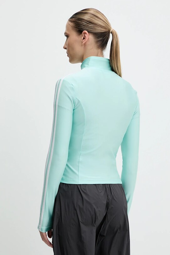 Odzież adidas Originals bluza 3-Stripes JC5579 turkusowy