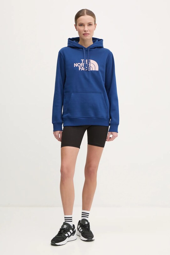 The North Face bluză Drew Peak NF0A89EHB4O1 bleumarin SS25