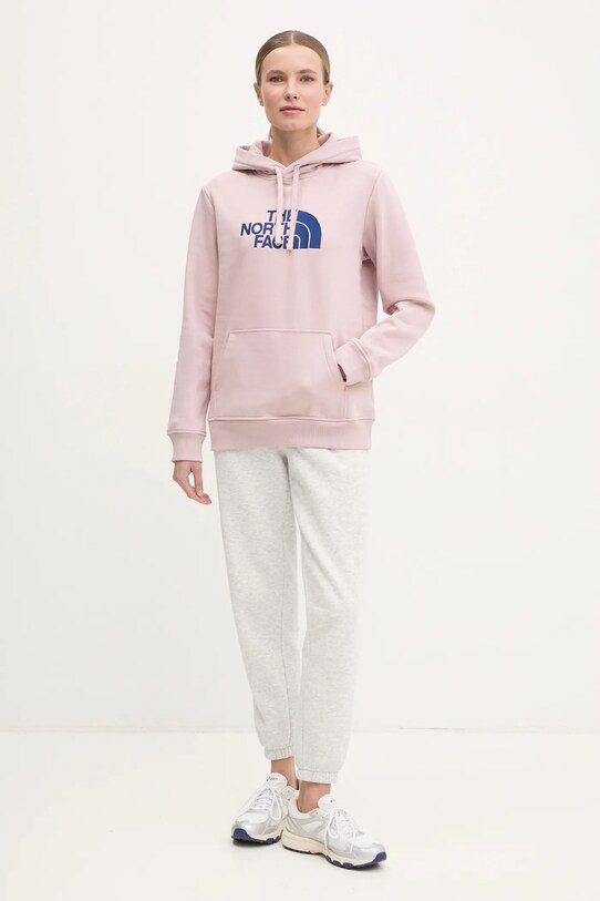 The North Face bluză Drew Peak NF0A89EHB4Q1 roz SS25