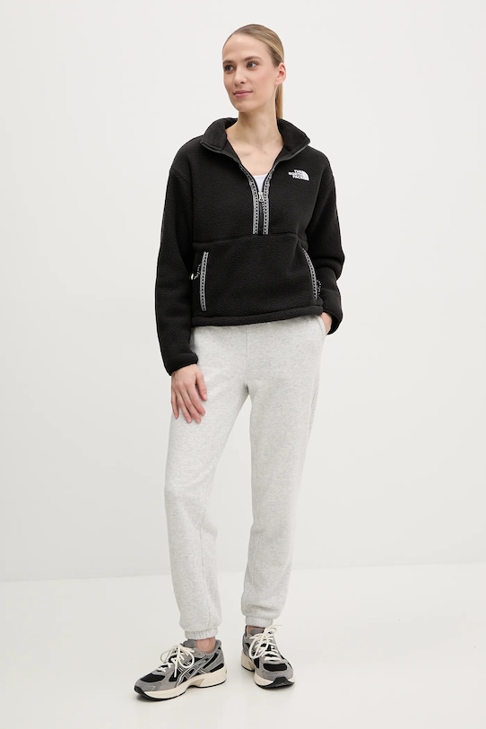 The North Face bluză TNF Fleeski NF0A88Z3KX71 negru AW25