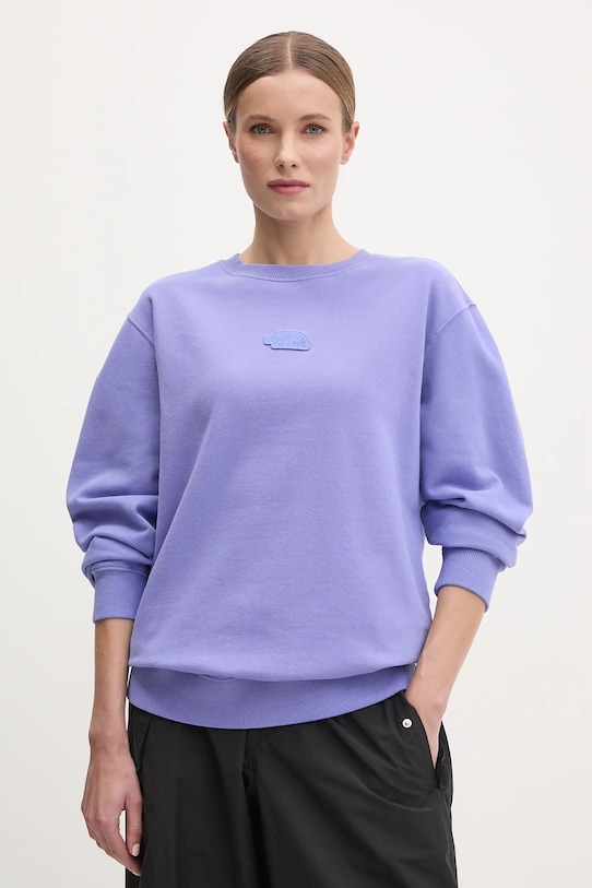 The North Face felpa in cotone Nature Relaxed senza violetto NF0A8BVX0YI1