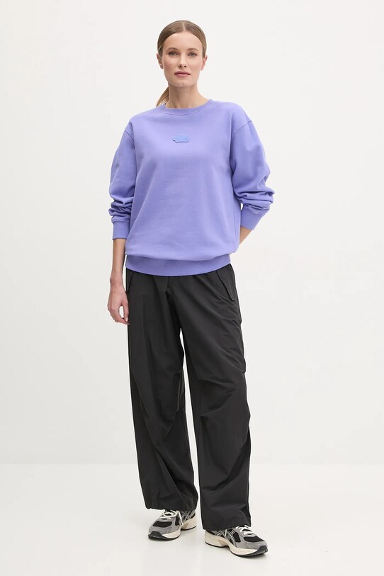 The North Face felpa in cotone Nature Relaxed NF0A8BVX0YI1 violetto SS25