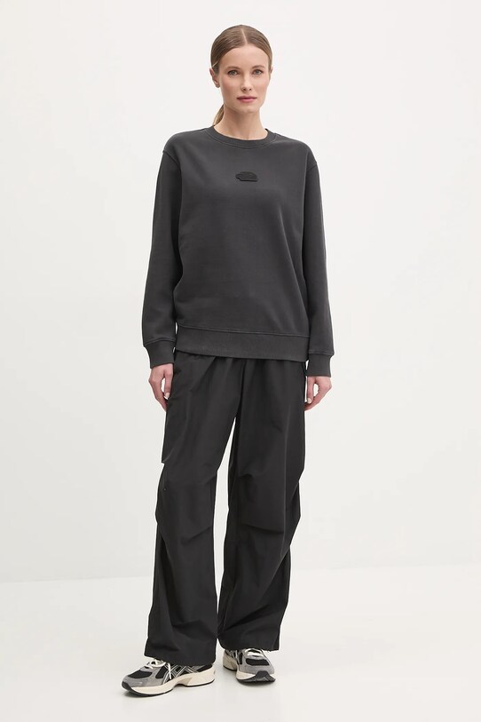 The North Face felpa in cotone Nature Relaxed NF0A8BVXJK31 grigio SS25