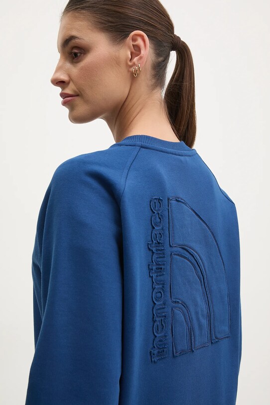 The North Face hanorac de bumbac Relaxed bleumarin NF0A8C39D1R1