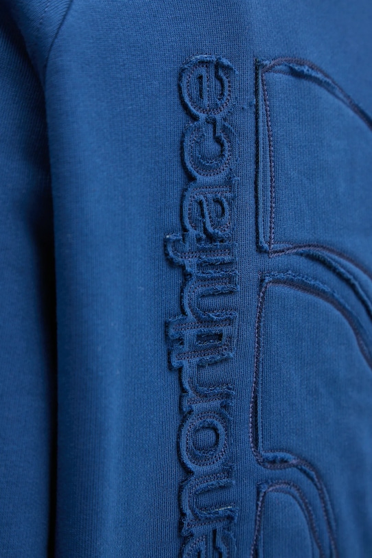 The North Face felpa in cotone Relaxed NF0A8C39D1R1 blu navy