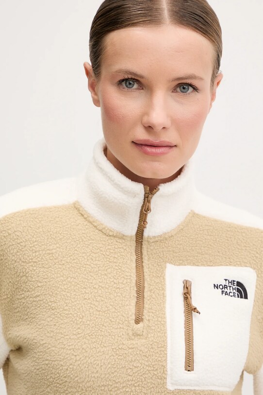 The North Face felpa in pile Yumiori verde NF0A88433CG1