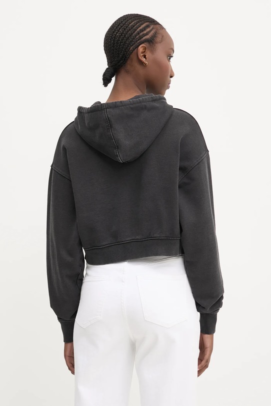 Ρούχα Βαμβακερή μπλούζα Guess Originals W5RQ13.K68I1 μαύρο