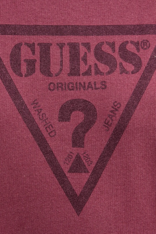 Бавовняна кофта Guess Originals W5RQ14.K68I1 бордо
