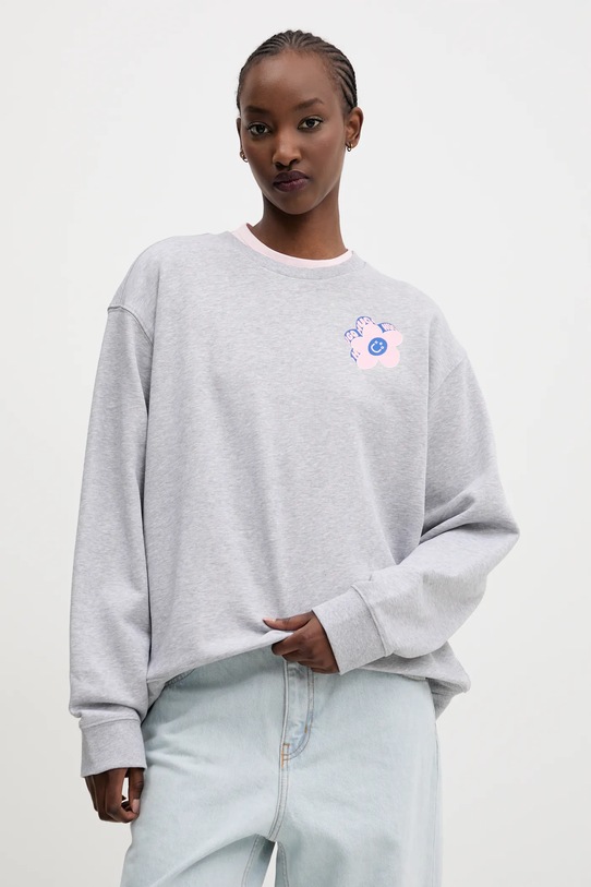 Дрехи Памучен суичър Hugo Blue 50537246 сив