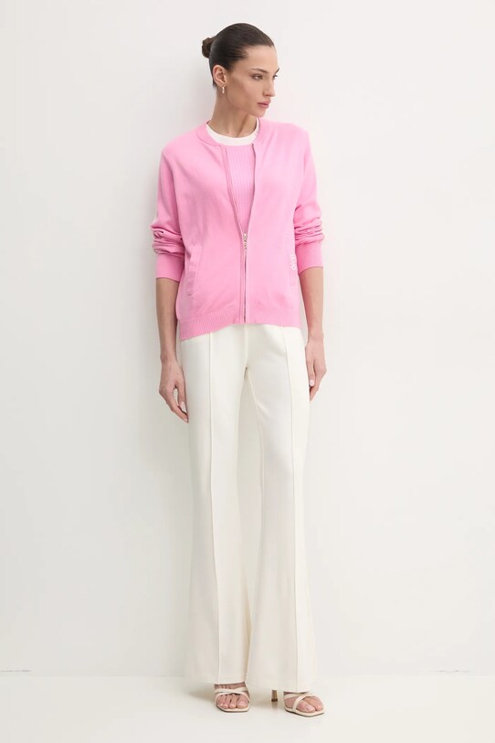 Liu Jo cardigan con aggiunta di lana TA5026.MS025 rosa SS25