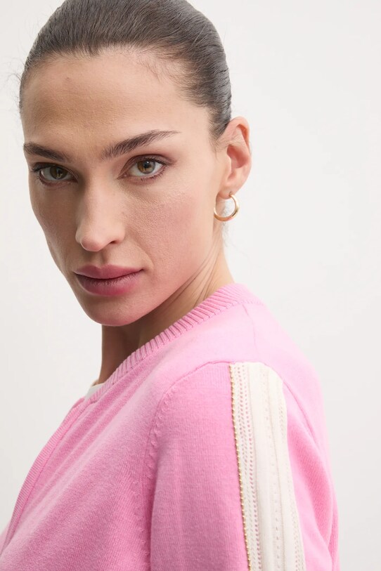 Liu Jo cardigan con aggiunta di lana TA5026.MS025 rosa