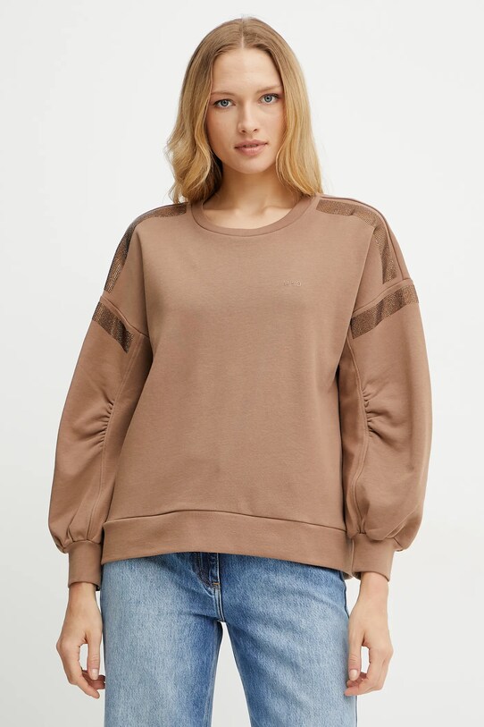 Кофта Liu Jo без капюшона коричневий TA5048.FS000
