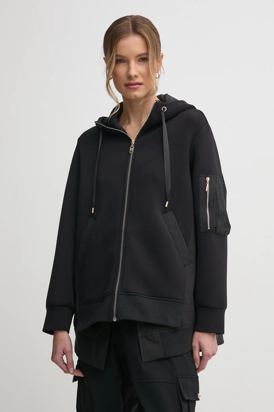 Liu Jo bluza z kapturem czarny TA5083.J4879
