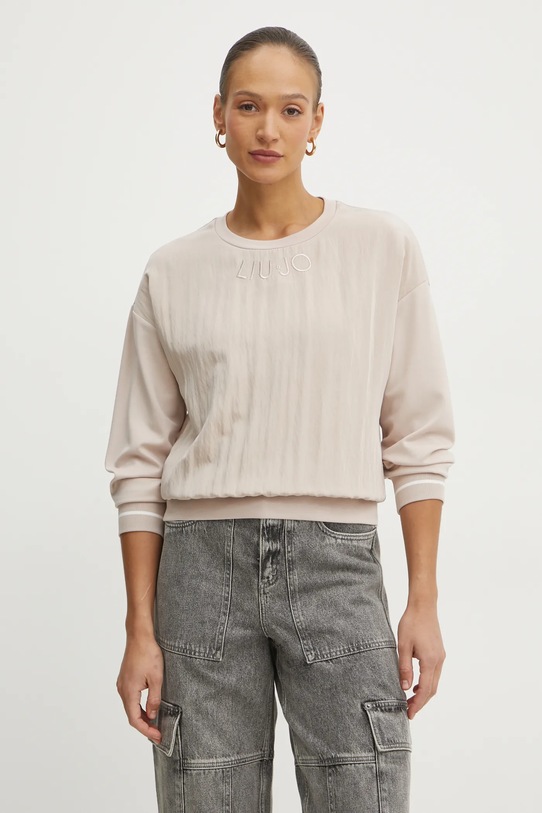 Liu Jo bluza imprimeu bej TA5121.J5942