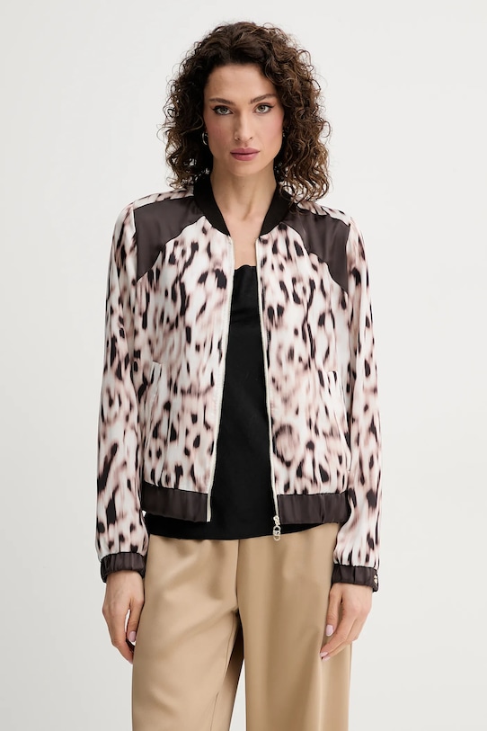 Mikina Liu Jo bez kapucne hnedá TA5197.TS964