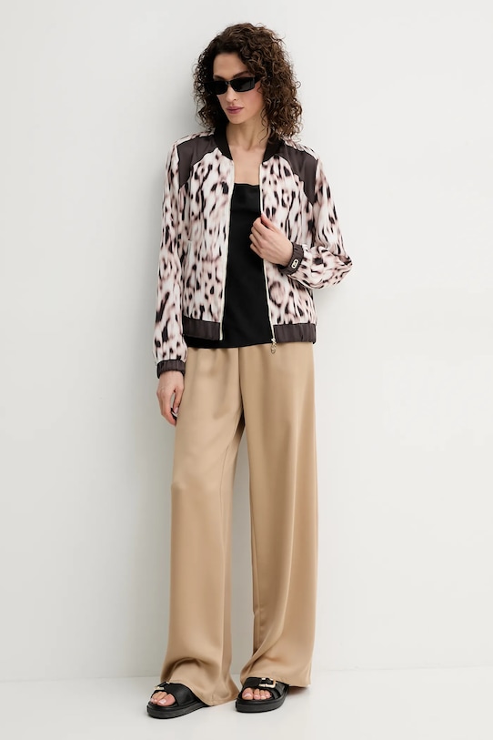 Mikina Liu Jo TA5197.TS964 hnedá SS25