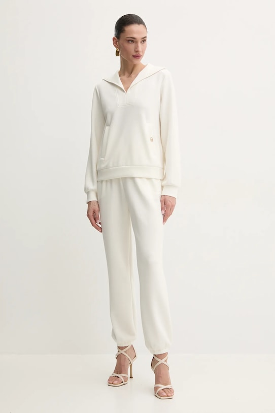 Liu Jo dres z elastanem beżowy TA5250.J4869