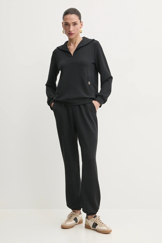 Liu Jo tuta da ginnastica maglia nero TA5250.J4869