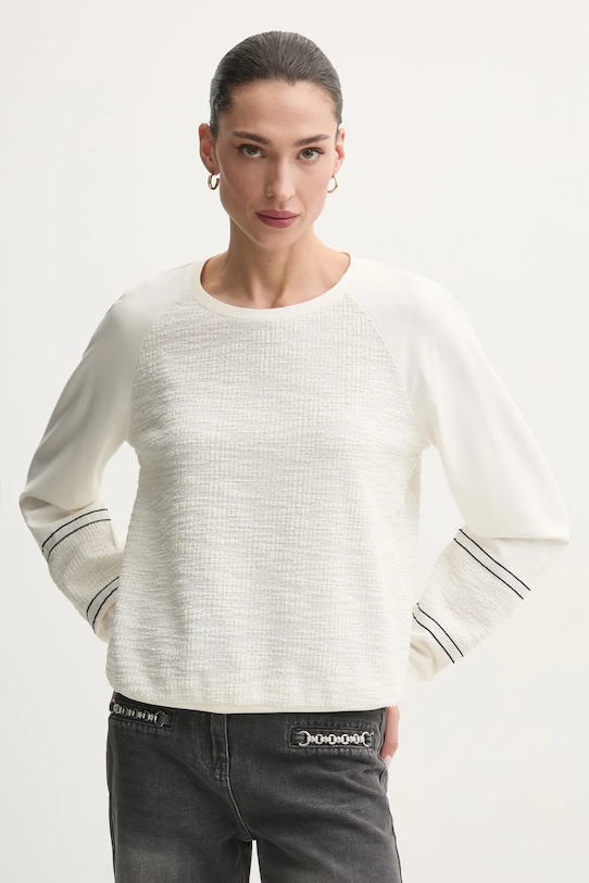 Liu Jo bluza aplikacja beżowy TA5291.J4894