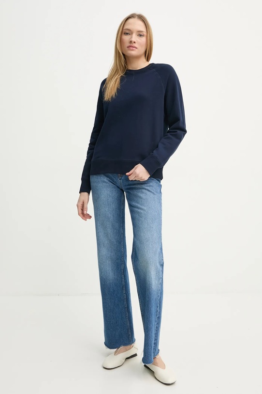 Bavlněná mikina ZADIG&VOLTAIRE JWSS01605.404 námořnická modř SS25