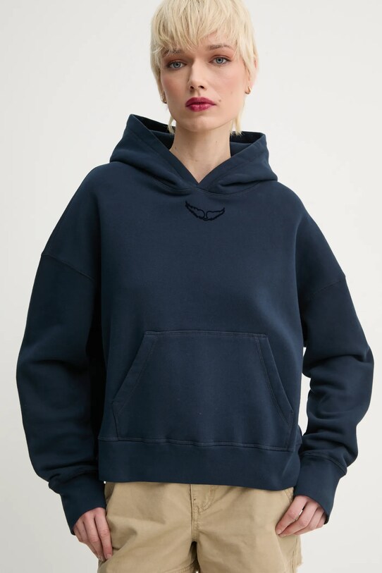 ZADIG&VOLTAIRE bluza bleumarin JWSS01649.404