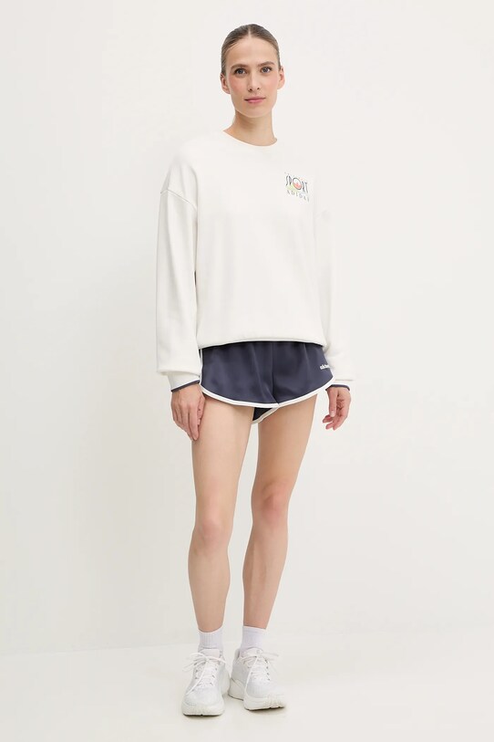 adidas Originals hanorac de bumbac Graphic Sweat JC7769 alb SS25